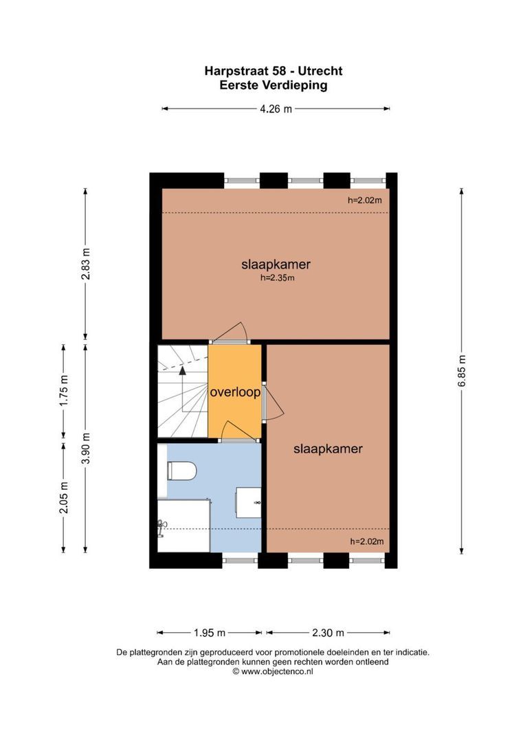 Harpstraat 58, Utrecht plattegrond-36