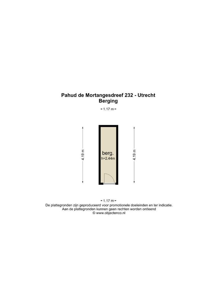 Pahud de Mortangesdreef 232, Utrecht plattegrond-32