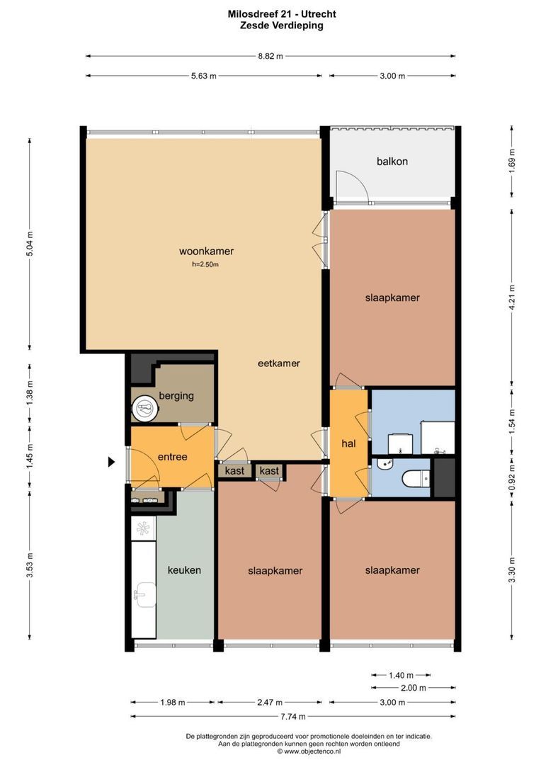Milosdreef 21, Utrecht plattegrond-37