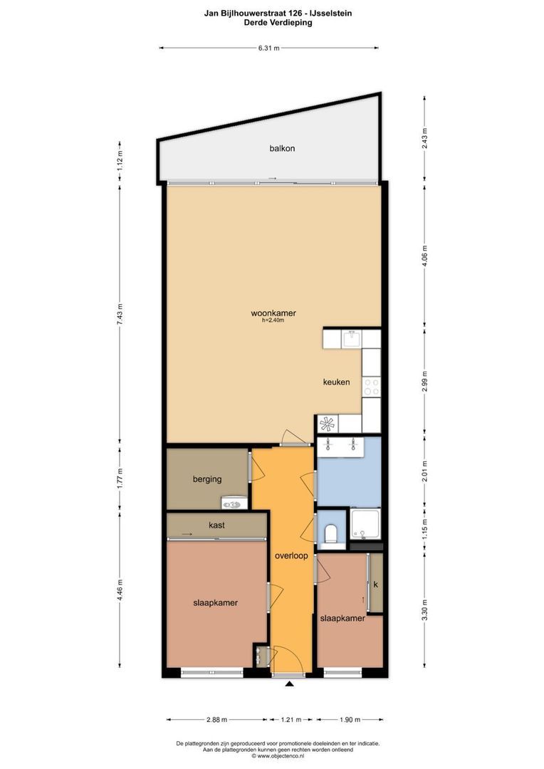 Jan Bijhouwerstraat 126, Ijsselstein plattegrond-36