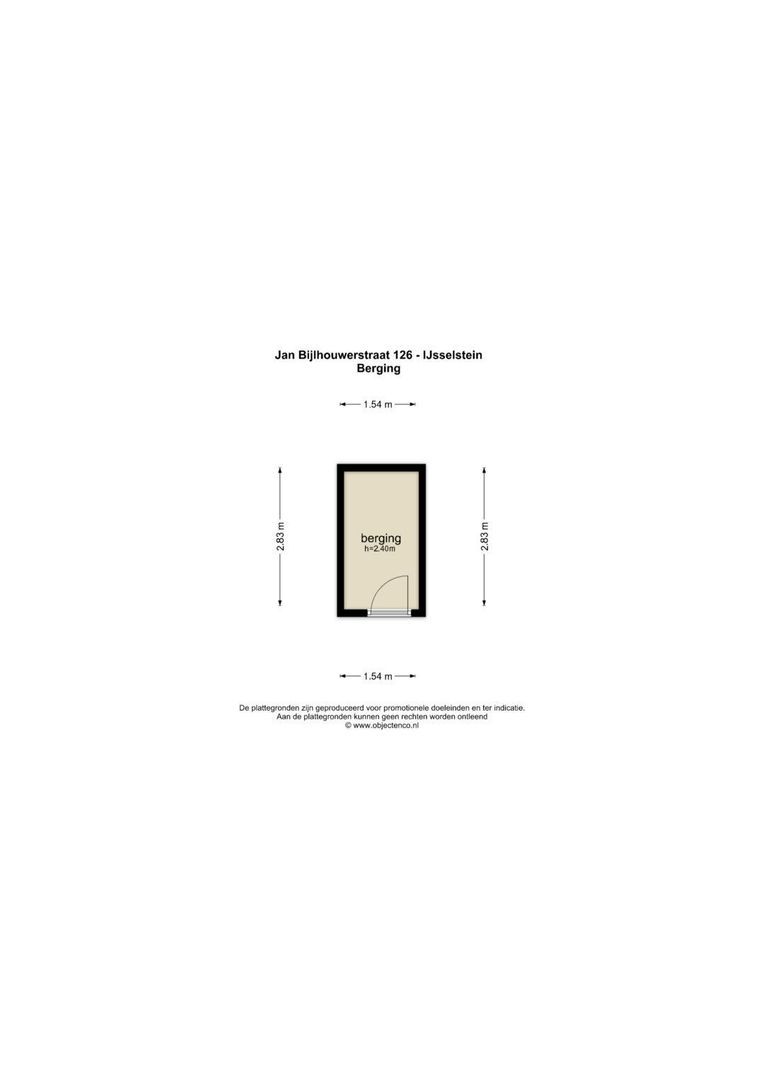 Jan Bijhouwerstraat 126, Ijsselstein plattegrond-36