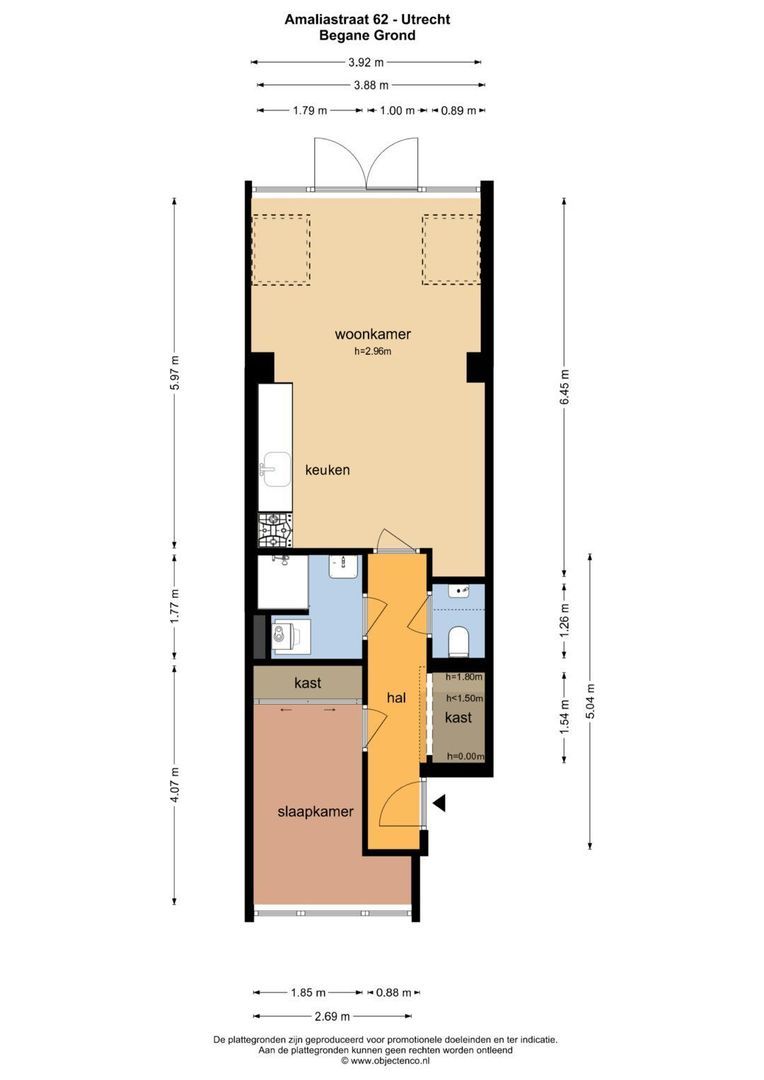 Amaliastraat 62, Utrecht plattegrond-33
