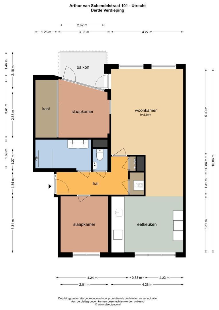Arthur van Schendelstraat 101, Utrecht plattegrond-39