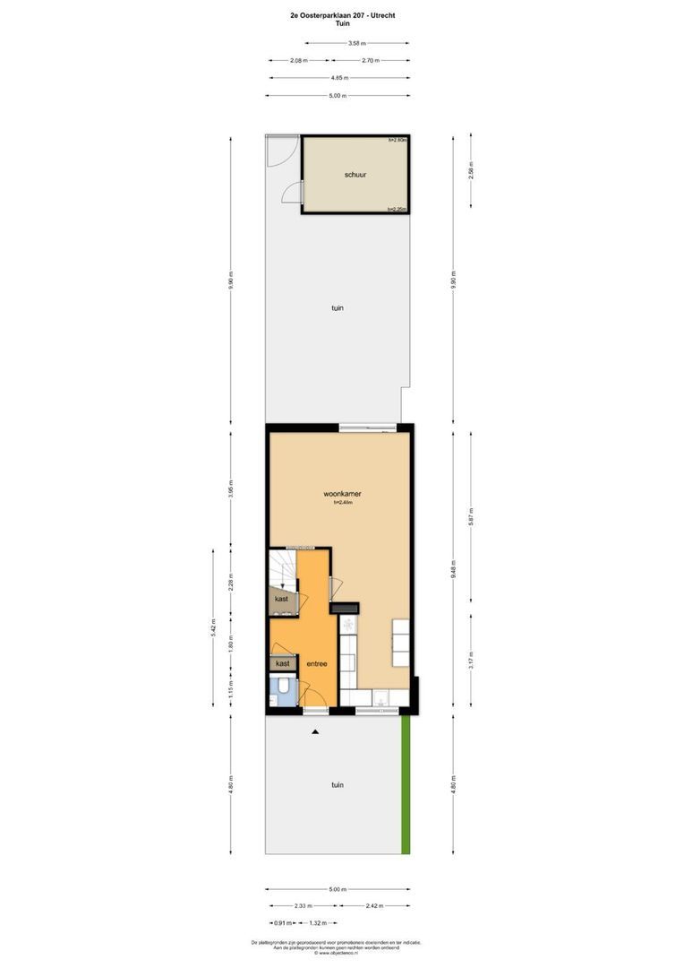 Tweede Oosterparklaan 207, Utrecht plattegrond-45