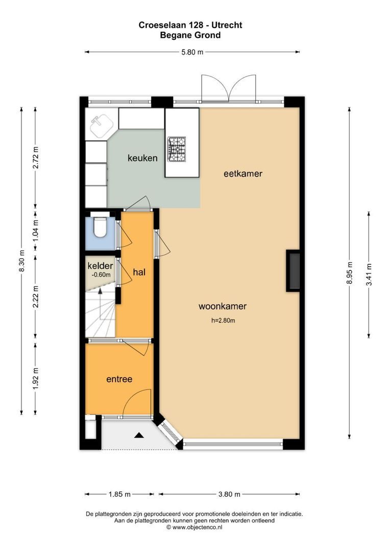 Croeselaan 128, Utrecht plattegrond-67