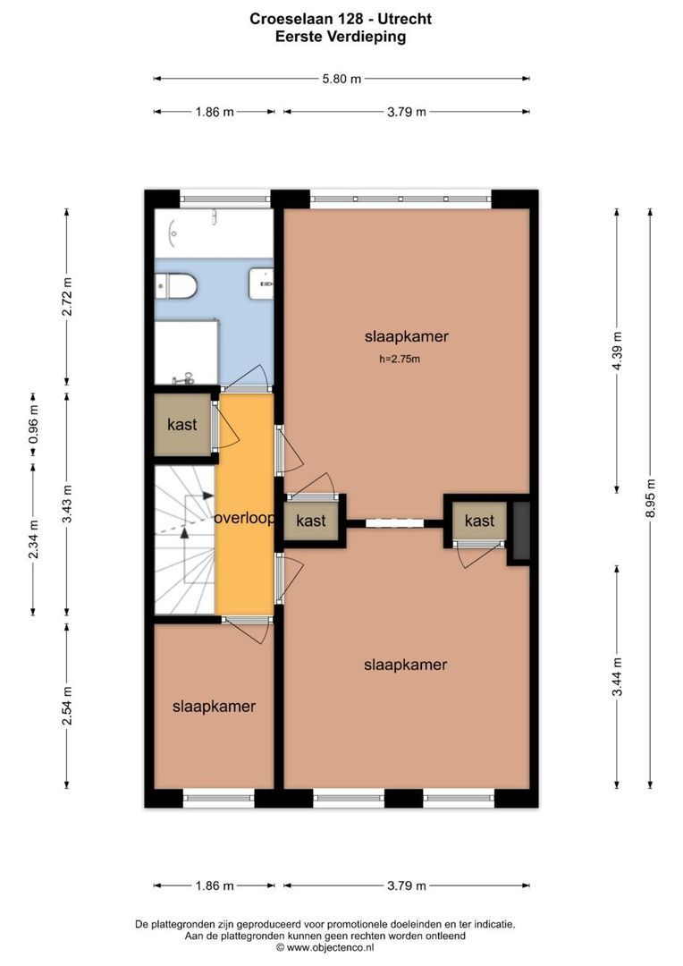 Croeselaan 128, Utrecht plattegrond-67