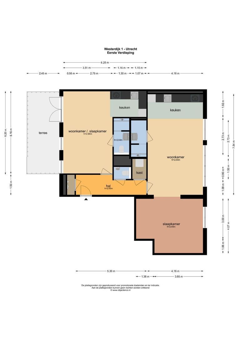 Westerdijk 1, Utrecht plattegrond-46