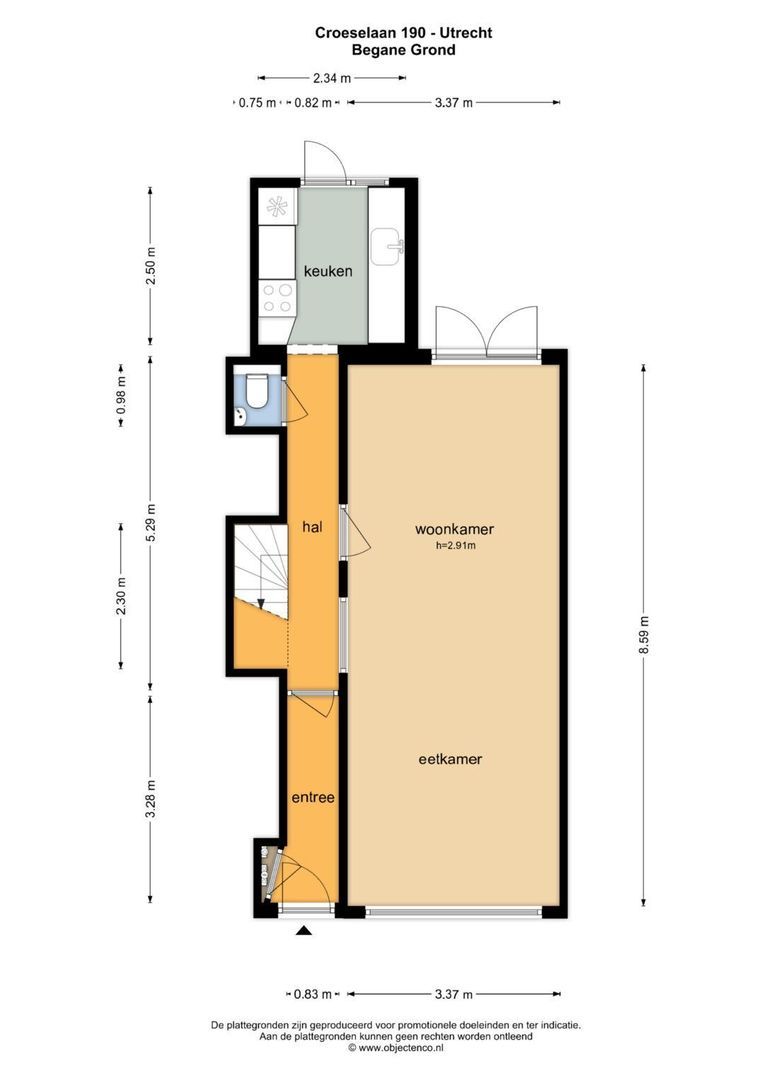 Croeselaan 190, Utrecht plattegrond-55