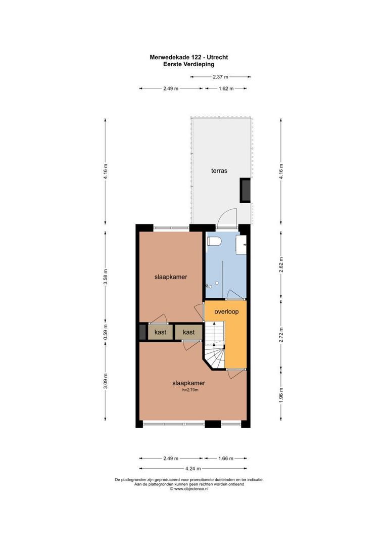 Merwedekade 122, Utrecht plattegrond-66