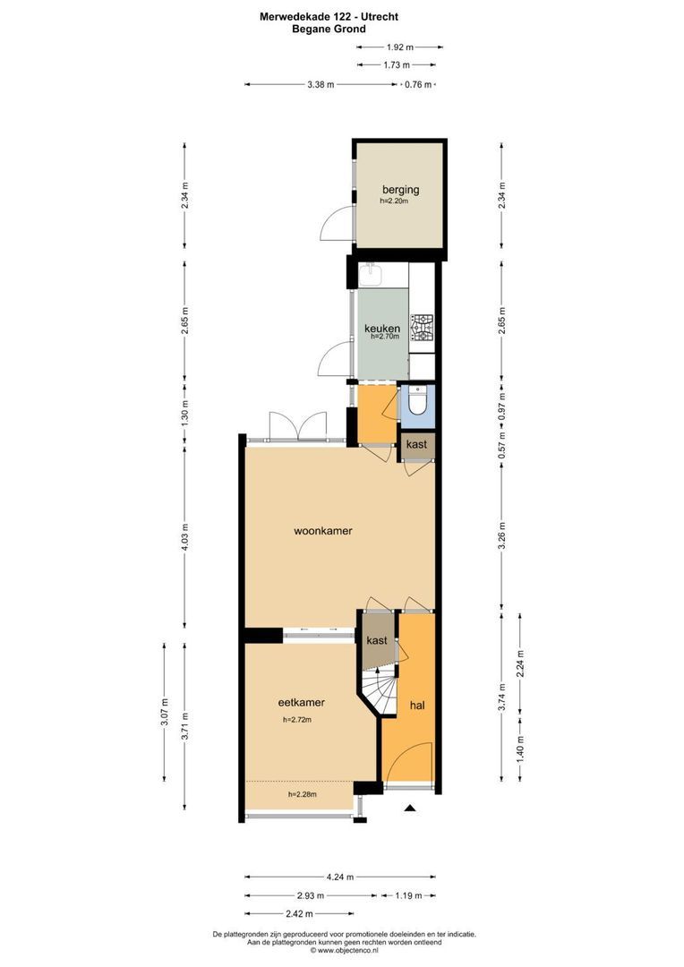 Merwedekade 122, Utrecht plattegrond-66