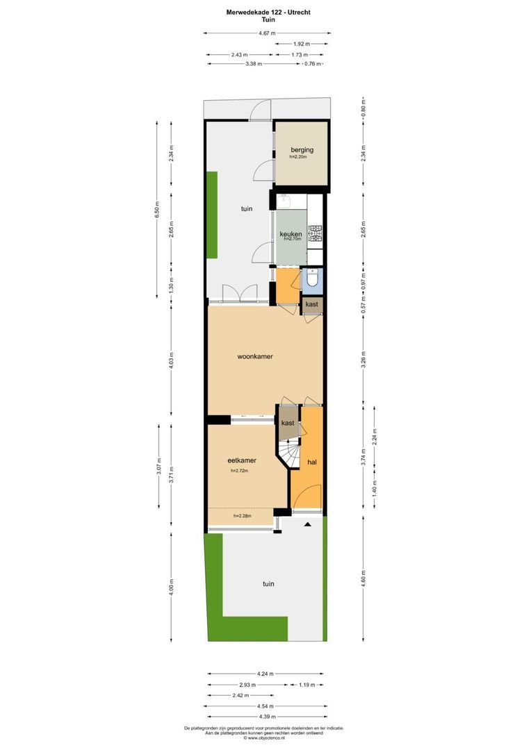 Merwedekade 122, Utrecht plattegrond-66