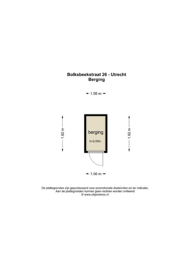 Bolksbeekstraat 26, Utrecht plattegrond-50