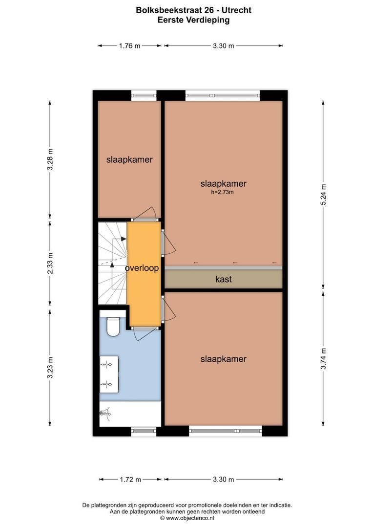 Bolksbeekstraat 26, Utrecht plattegrond-50