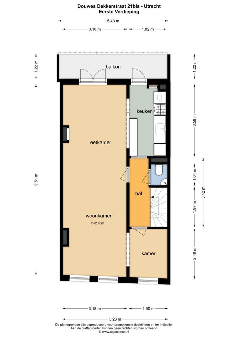 Douwes Dekkerstraat 21, Utrecht plattegrond-41
