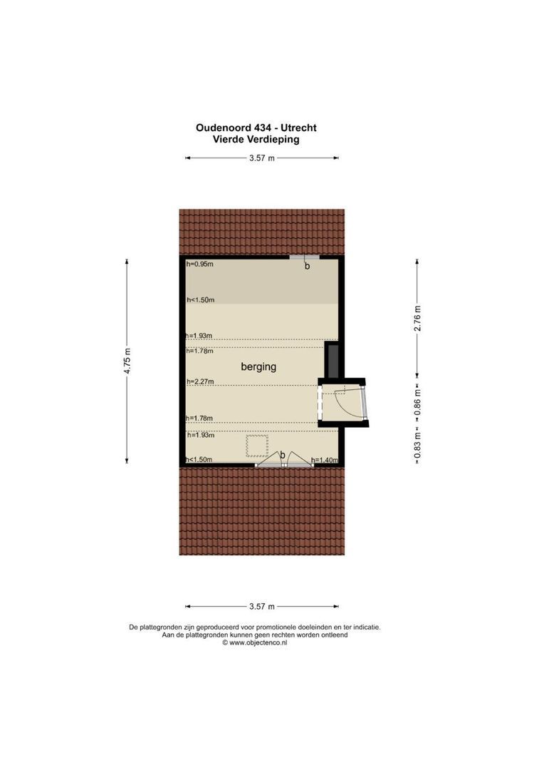 Oudenoord 434, Utrecht plattegrond-30