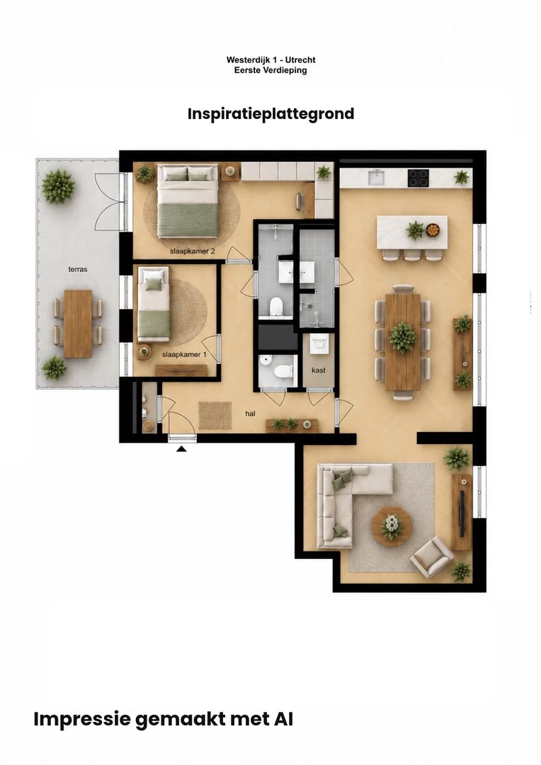 Westerdijk 1, Utrecht plattegrond-45
