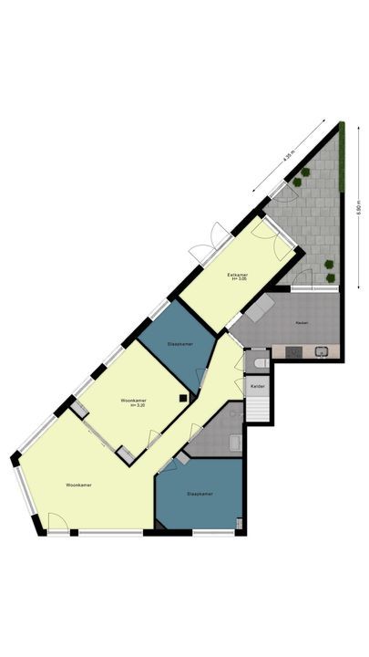 Archimedesstraat 34, Den Haag plattegrond-54