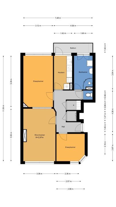 Indigostraat 32, Den Haag plattegrond-43