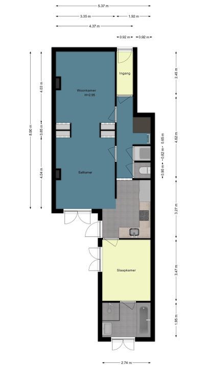 Frederik Ruyschstraat 24, Den Haag plattegrond-43
