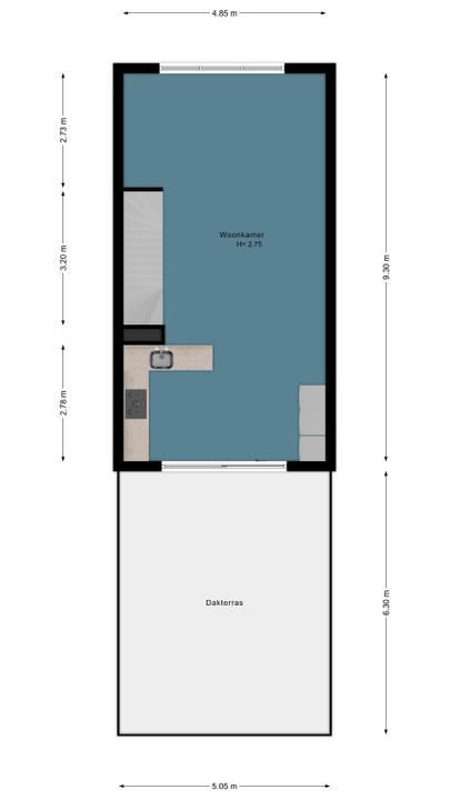 Dreves Uitterdijkstraat 12, Den Haag plattegrond-60