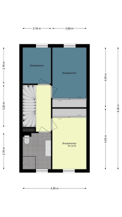 Dreves Uitterdijkstraat 12, Den Haag plattegrond-60