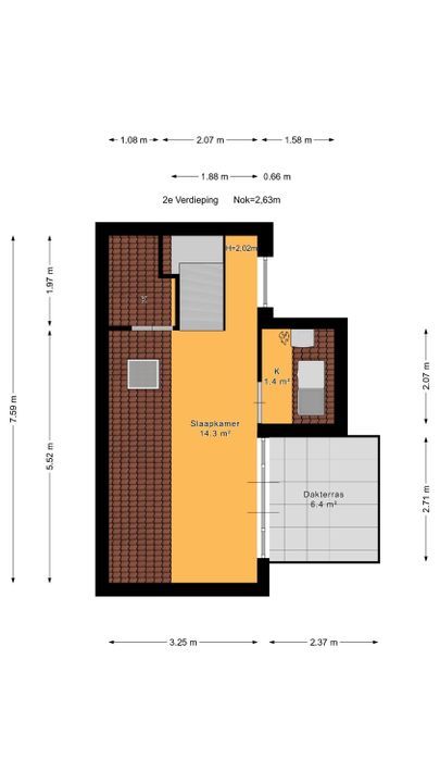 Boegstraat 20, Den Haag plattegrond-47