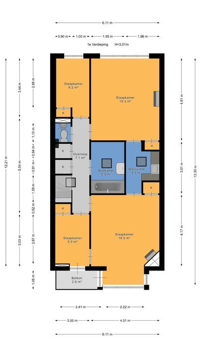Sportlaan 21, Den Haag plattegrond-72