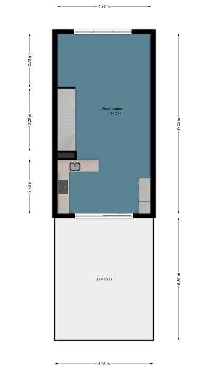 Dreves Uitterdijkstraat 12, Den Haag plattegrond-60