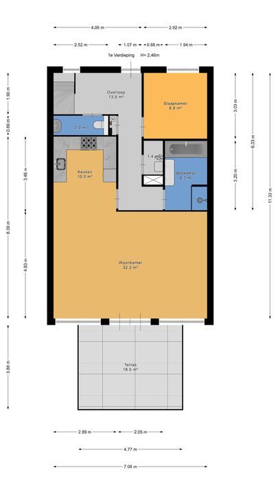 Laan van Meerdervoort 84 38, Den Haag plattegrond-64