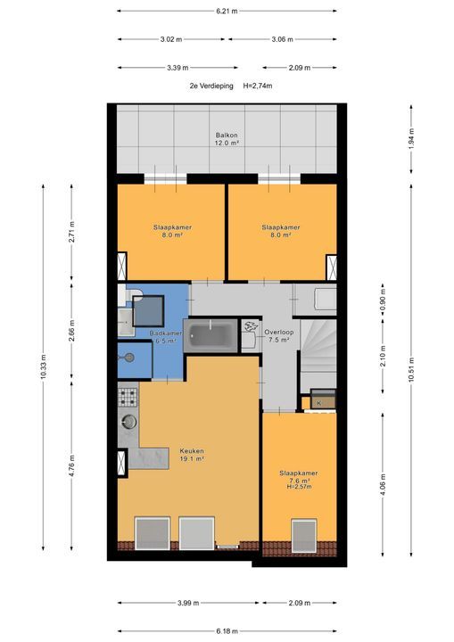 Koningsplein 8, Den Haag plattegrond-62