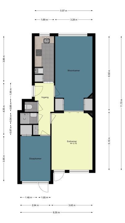 Hanenburglaan 46, Den Haag plattegrond-46