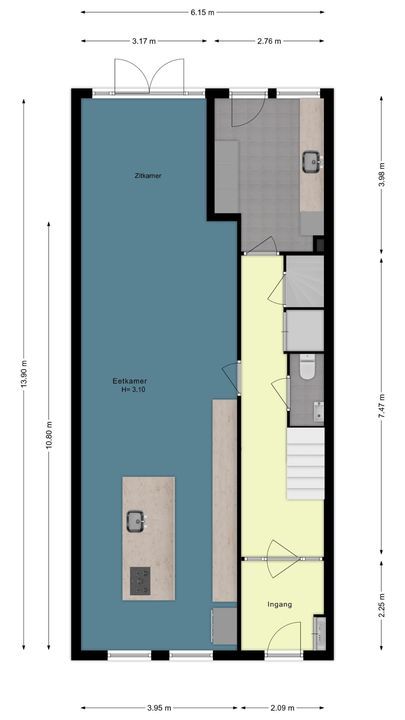 Van Blankenburgstraat 20, Den Haag plattegrond-68