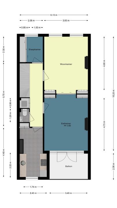 2e Sweelinckstraat 71 A, Den Haag plattegrond-45