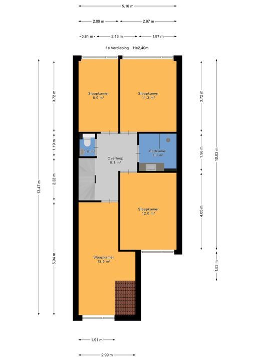 Karperdaal 83, Den Haag plattegrond-48