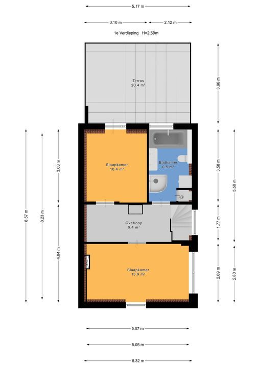 Oude Haagweg 651, Den Haag plattegrond-45