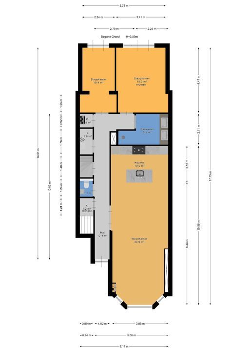 Laan van Meerdervoort 298 A, Den Haag plattegrond-34