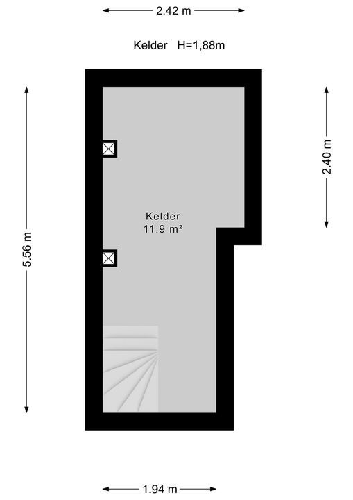 Laan van Meerdervoort 298 A, Den Haag plattegrond-34