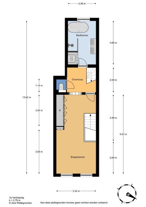 Assendelftstraat 35, Den Haag plattegrond-44