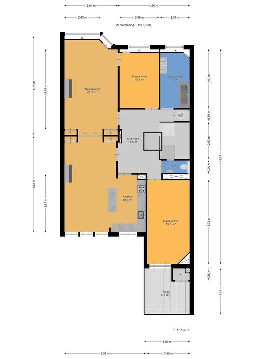 Snelliusstraat 29, Den Haag plattegrond-40