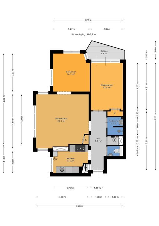 Lübeckstraat 45, Den Haag plattegrond-30