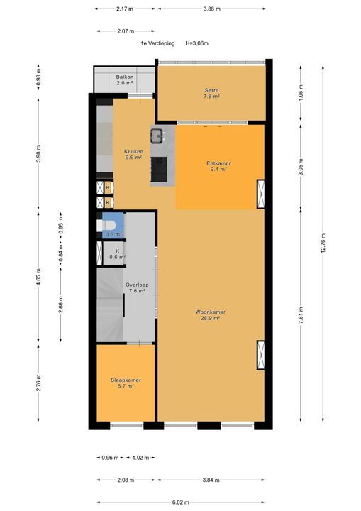 Van Bylandtstraat 137, Den Haag plattegrond-39