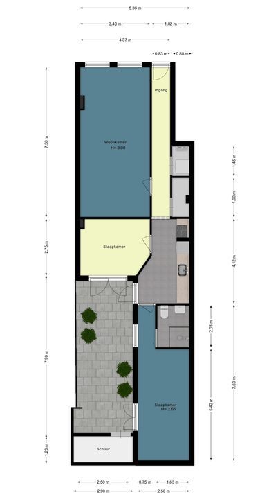 Noorderbeekdwarsstraat 102, Den Haag plattegrond-37