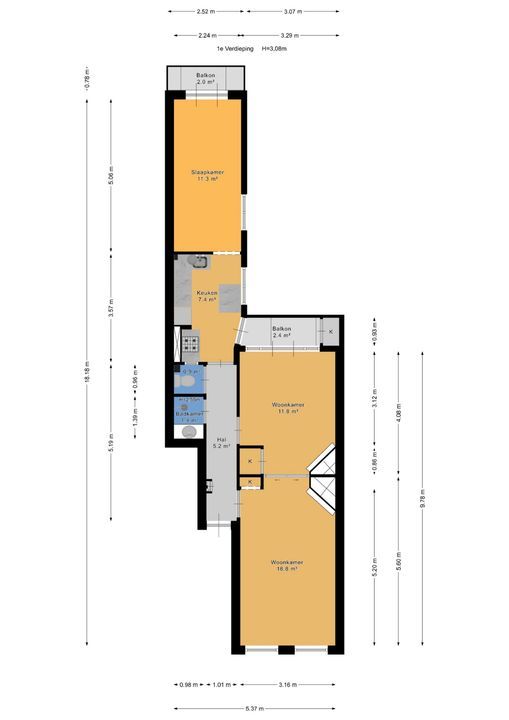 Copernicusstraat 310, Den Haag plattegrond-28