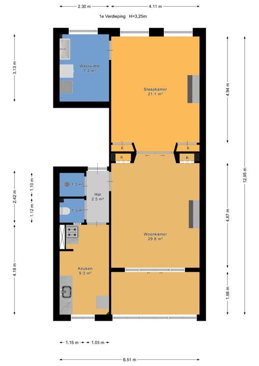 Obrechtstraat 260, Den Haag plattegrond-32