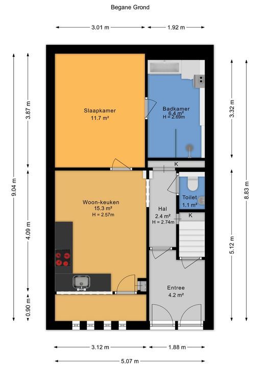 Van Speijkstraat 223, Den Haag plattegrond-46