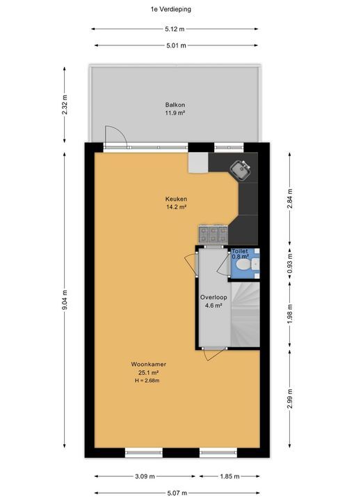 Van Speijkstraat 223, Den Haag plattegrond-46