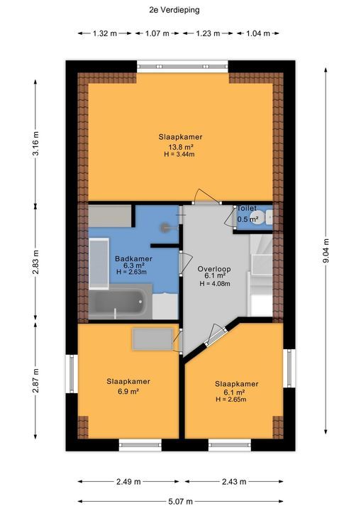 Van Speijkstraat 223, Den Haag plattegrond-46