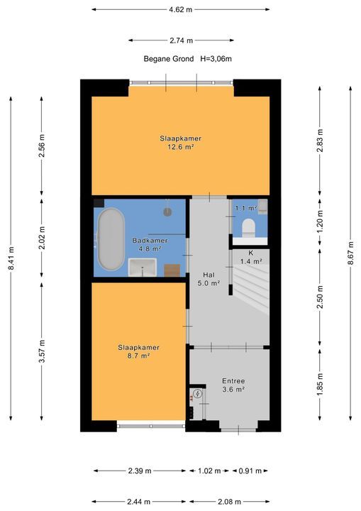 Waldeck Pyrmontkade 418, Den Haag plattegrond-38