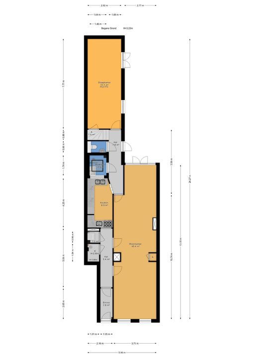Obrechtstraat 345, Den Haag plattegrond-51