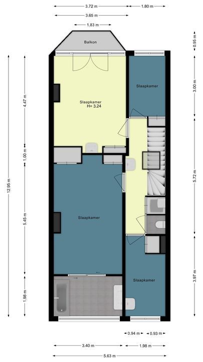 Marconistraat 26, Den Haag plattegrond-73